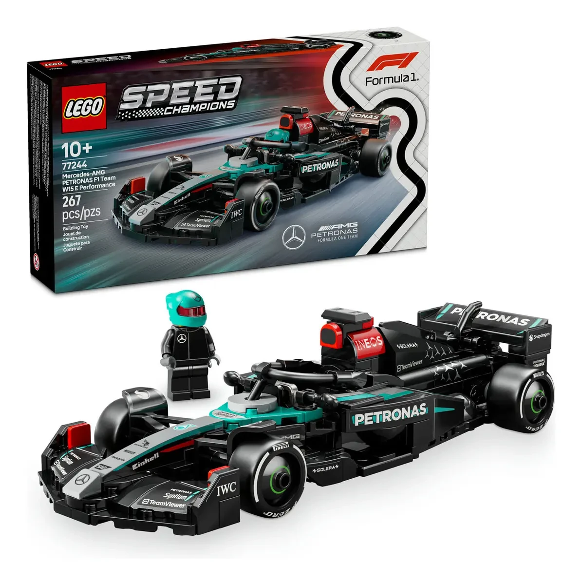 LEGO Speed Champions Carro de Corrida Mercedes-AMG F1 W15 77244