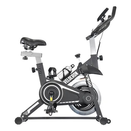 Bicicleta Ergométrica Spinning Inércia 5kg Velocron V500 Preto