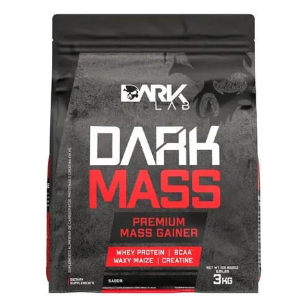Suplemento em pó Dark Lab Carboidratos Dark Mass 3kg sabor Baunilha x 3kg