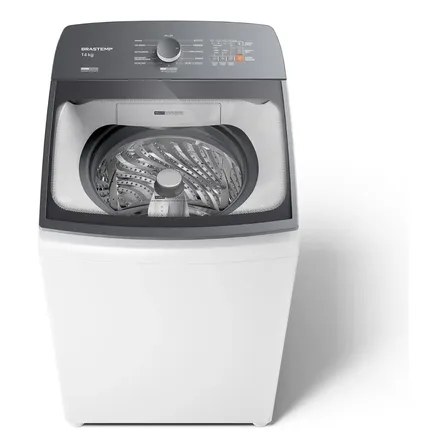 Máquina de Lavar Brastemp 14Kg Branca Smart Sensor- BWJ14AB