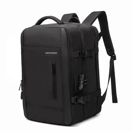 Mochila Para Notebook Impermeável com Porta USB e Senha Para Homem