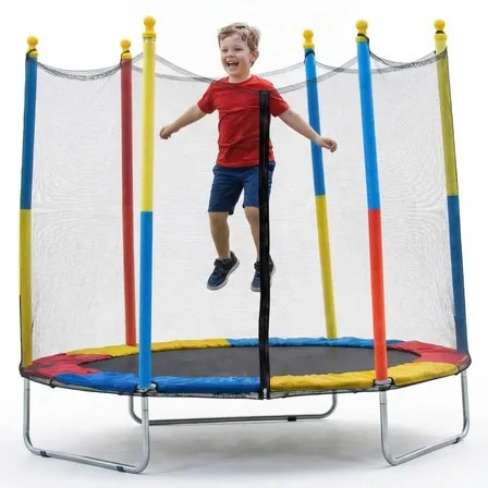 Cama Elástica Infantil Pula Pula 1,8m Trampolim Com Zíper