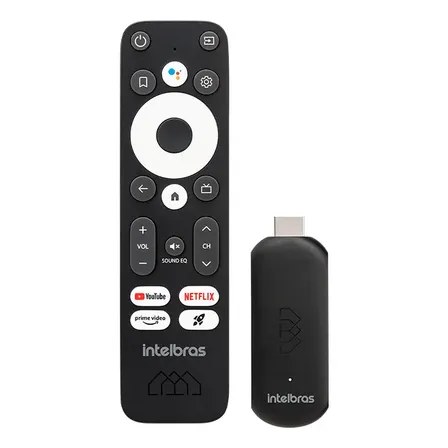 Smart Tv Stick Full Hd Intelbras Preto Padrão