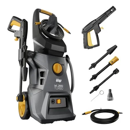 Lavadora e Desobstruidora de Alta Pressão WAP WL 2660 Turbo Ultra 127V