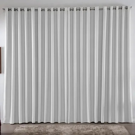 Cortina 3,00x2,50 Metros Blackout Blecaute Gelo Corta Luz Em Tecido Grosso Para Quarto E Sala Casa Laura Enxovais