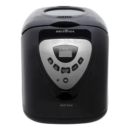 Panificadora Multipane 12P Com Função Timer e Antiaderente Potência de 550W Cor Preto Britânia