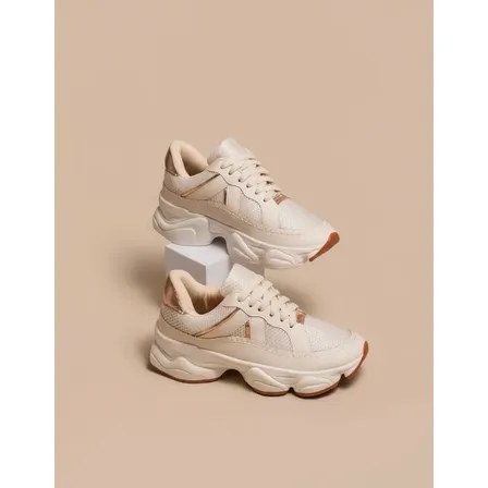 Tênis Feminino Plataforma Casual Chunky Macio Confortável