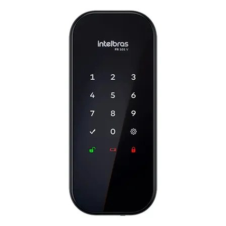 Fechadura Digital De Sobrepor Fr 101 V Preta Intelbras