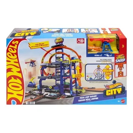 Hot Wheels Pista CITY Mega Garagem - Mattel JBM74
